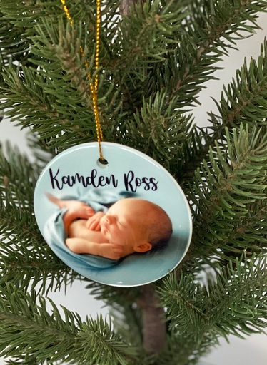 Baby's First Ceramic Christmas Ornament